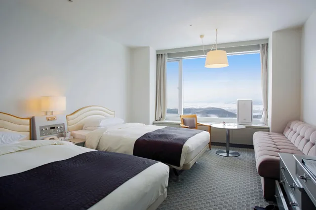 Room, Twin Beds, Tokyo View, Sofa, Smoking, Shin Furano Prince Hotel 1/1