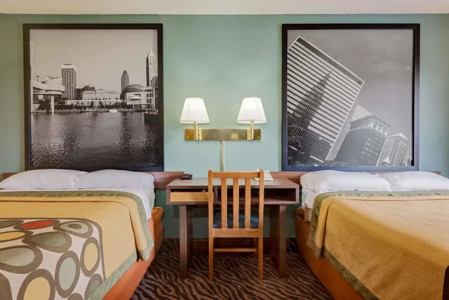 غرفة بسريرين مزدوجين، Super 8 By Wyndham Mentor/Cleveland Area 2/7