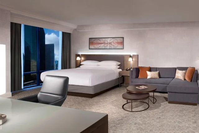 جناح ديلوكس بغرفة نوم واحدة لذوي الإعاقة، Dallas Marriott Downtown 2/6
