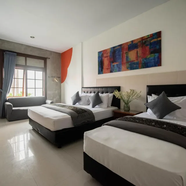 غرفة ديلوكس ثلاثية، Hotel Sandat Legian 6/9