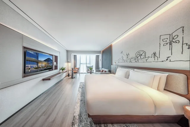 غرفة كومفورت بسرير كينج، UrCove by Hyatt Weifang City Center 3/4