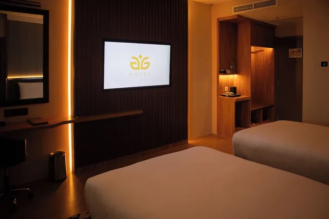 غرفة ديلوكس بسريرين منفصلين، AGlow Hotel Harbor Bay Batam 2/5