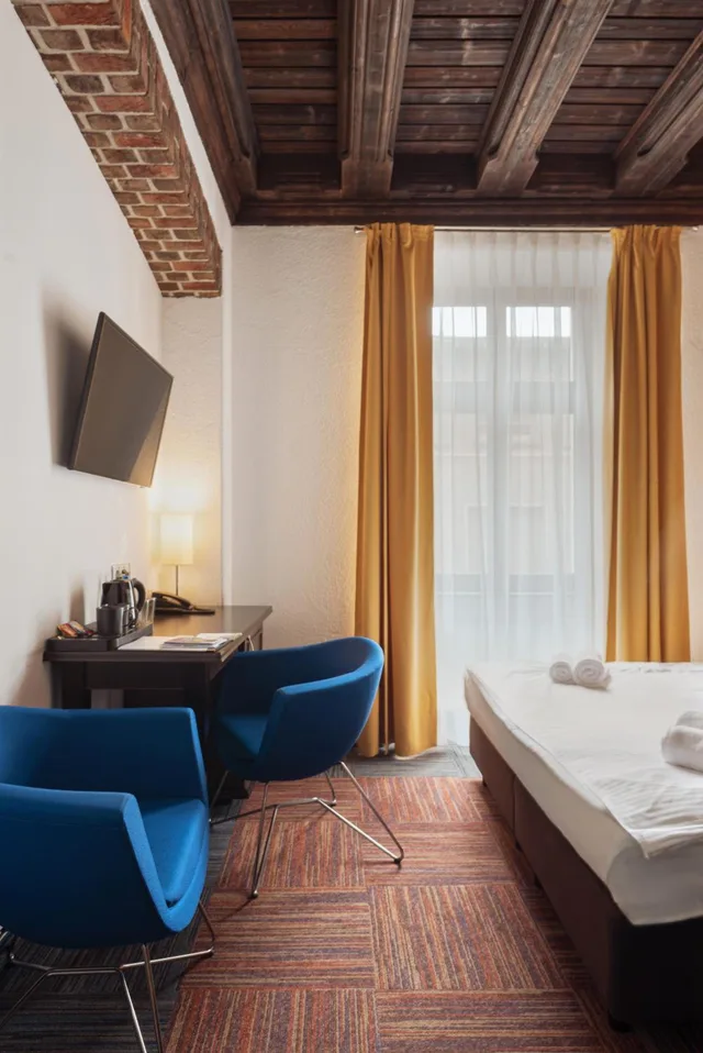 غرفة بسرير مزدوج مع سرير إضافي، Palazzo Rosso 4/6
