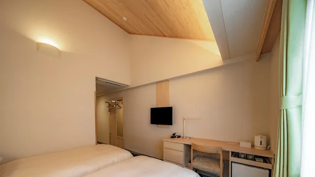 Moderate, Twin Beds، Kurashiki Ivy Square 1/5