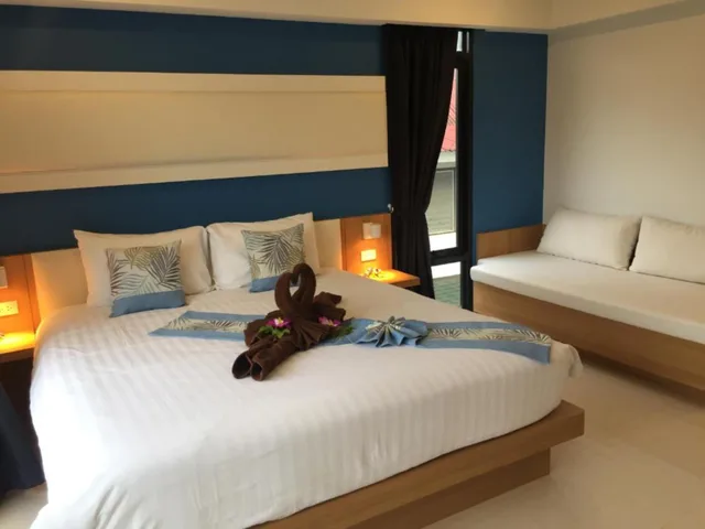 غرفة ديلوكس بشرفة، At Aonang Guesthouse 3/8