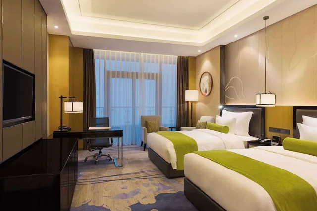غرفة ديلوكس بسريرين منفصلين، Wyndham Yuelai 2/9