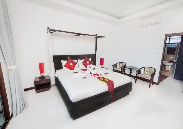 غرفة بسرير مزدوج بإطلالة على المسبح، Monaburi Boutique Resort 3/9
