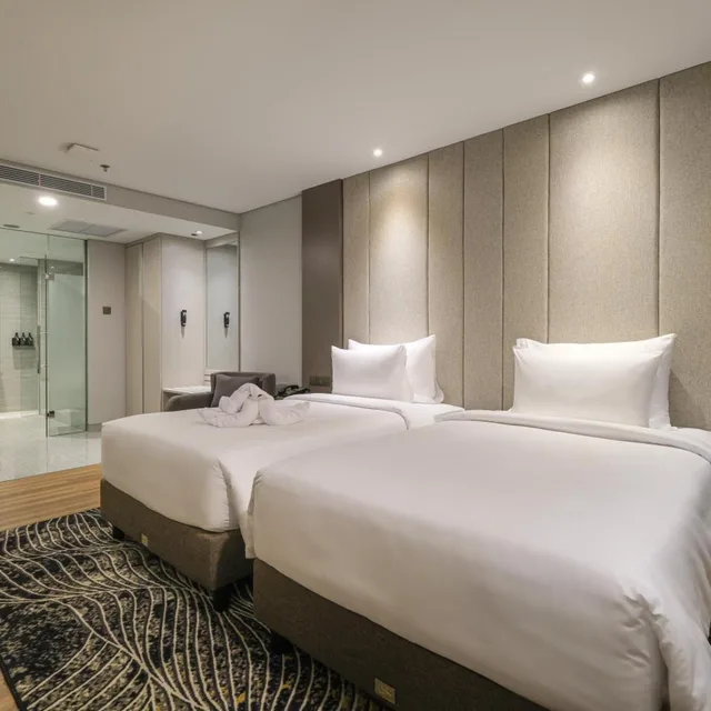 غرفة غراند ديلوكس بسريرين منفصلين، The Grand Platinum Jakarta 5/6