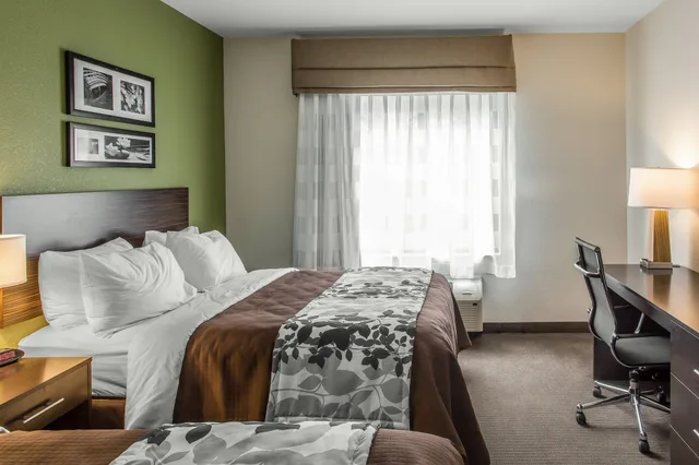 غرفة قياسية بسريرين كوين، Sleep Inn & Suites Dayton South 4/4