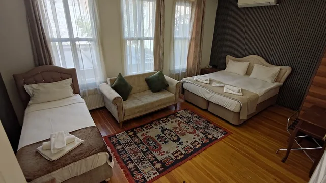 غرفة قياسية ثلاثية بسرير كوين وسرير فردي، Nuray Hotel 3/10