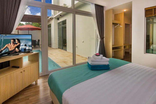 فيلا بـ3 غرف نوم بمسبح خاص، Tropicana Pool Villa 4/7