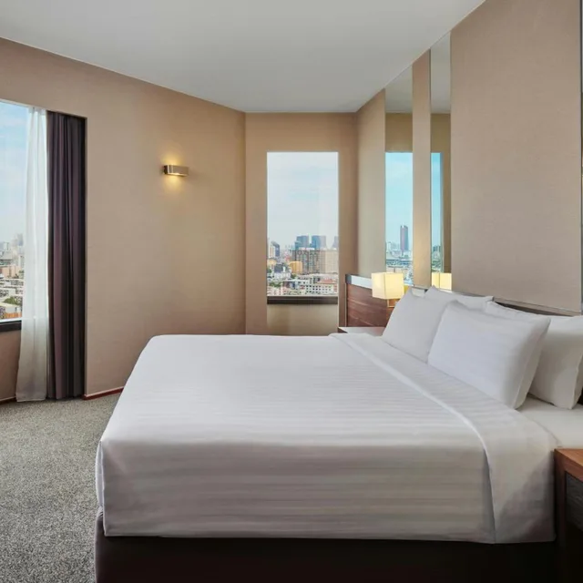 جناح تنفيذي تنفيذي بغرفة نوم واحدة مع دخول الصالة، Jubilee Prestige Hotel Ratchadapisek 1/3