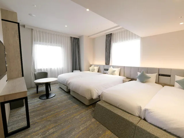 غرفة رباعية بأربعة أسرّة، Oriental Hotel Fukuoka Hakata Station 1/1