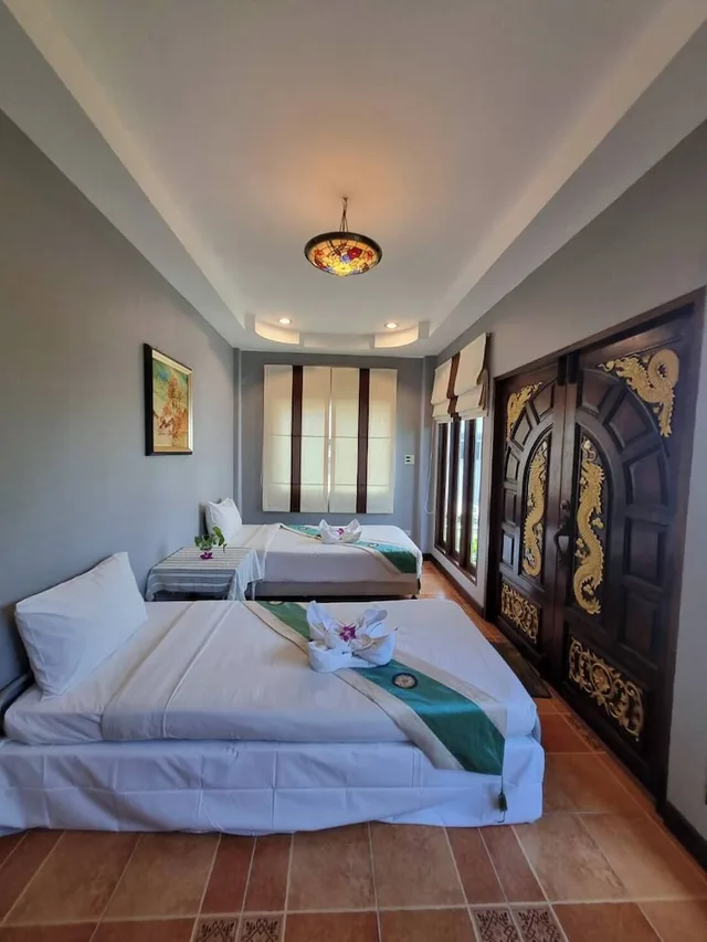 غرفة عائلية رباعية بسريرين منفصلين، Monaburi Boutique Resort 2/6