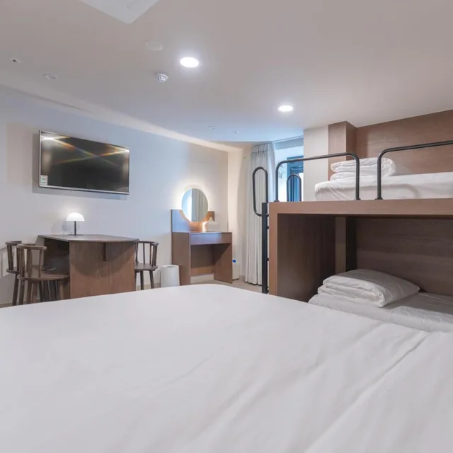 غرفة ديلوكس عائلية بسرير فردي، Hotel Myeongdongjang 4/6