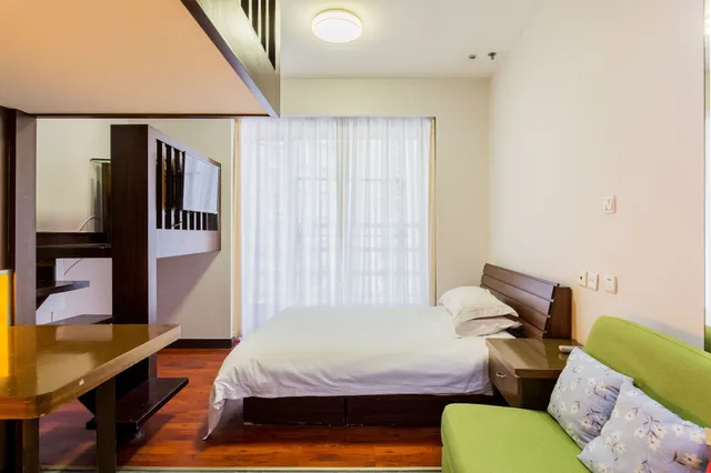 غرفة عائلية بسريرين كوين، Mayson Shanghai Zhongshan Park Serviced Apartment 5/7