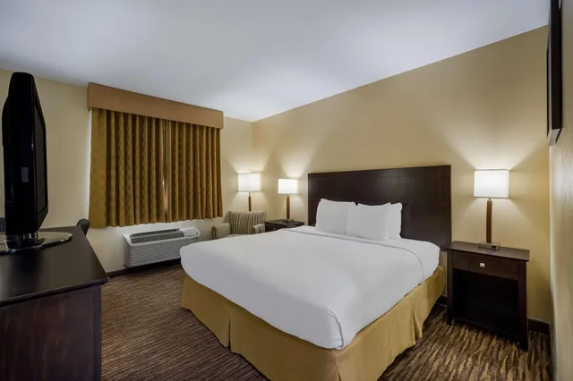 غرفة بسرير مزدوج لذوي الإعاقة، Best Western Gold Poppy Inn 3/8