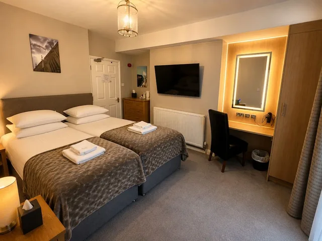 غرفة اقتصادية بسرير مزدوج أو سريرين منفصلين، Hedley House Hotel 3/4