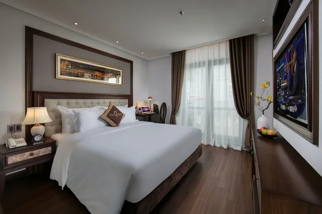 غرفة ديلوكس بسرير كوين، The Q Hotel 4/5