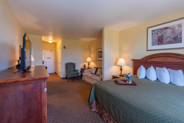 غرفة سوبيريور بسرير كينج بإطلالة على النهر، Natchez Grand Hotel and Suites On The River 2/3