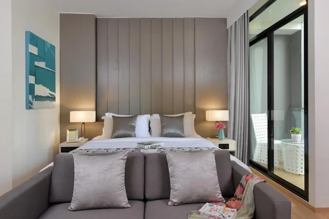 غرفة ديلوكس بسرير فردي بإطلالة على المسبح، Arden Hotel And Residence 4/6