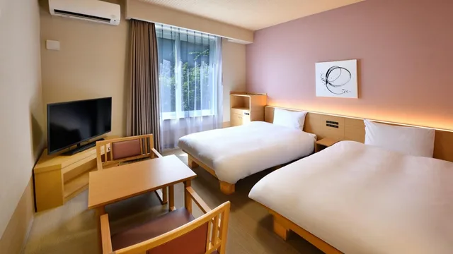 غرفة اقتصادية بسريرين منفصلين، Grandvrio Hotel Nara Wakura 1/1