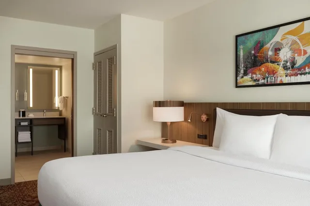 جناح ديلوكس بسرير كينج بغرفة نوم واحدة، Hilton Garden Inn Atlanta Downtown 4/10