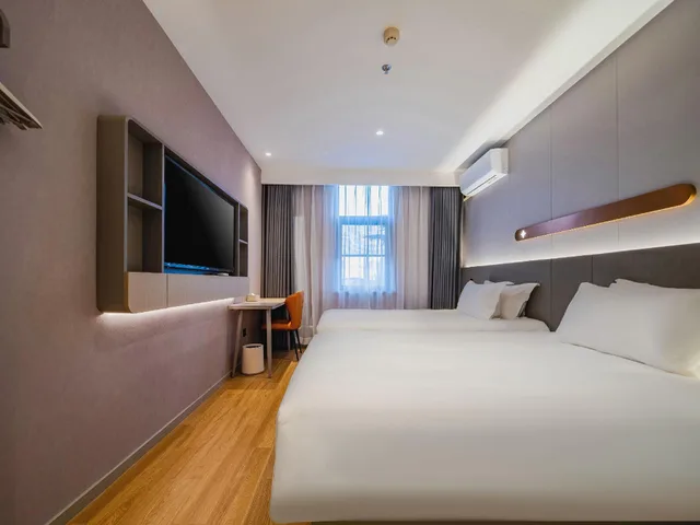 غرفة سوبيريور بسريرين، Jinjiang Inn (E-Cityxhtdxi'an) 1/2
