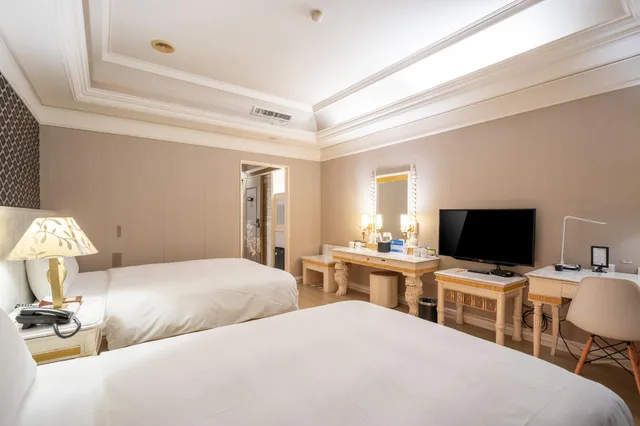 غرفة كلاسيكية رباعية بسريرين مزدوجين، F Hotel Taichung Lichia Royal Garden 2/2