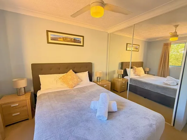 شقة بسرير كوين بغرفة نوم واحدة، Karana Palms Self Contained Apartments 8/10