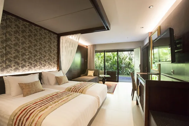Santrian, Deluxe, Queen Bed، Puri Santrian 1/4