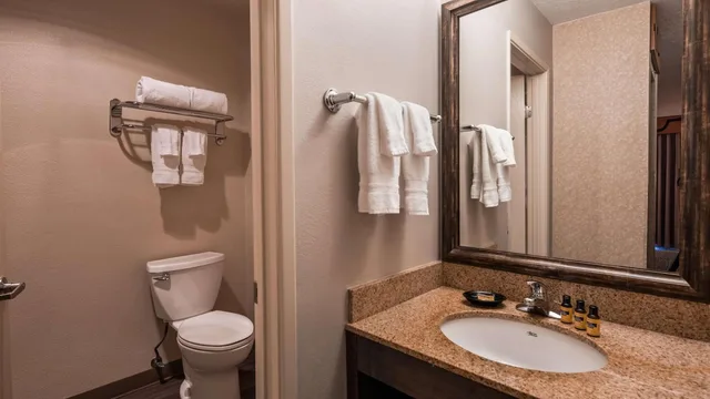 غرفة بسرير كوين بإطلالة على المسبح، Best Western Plus Rivershore Hotel 7/8