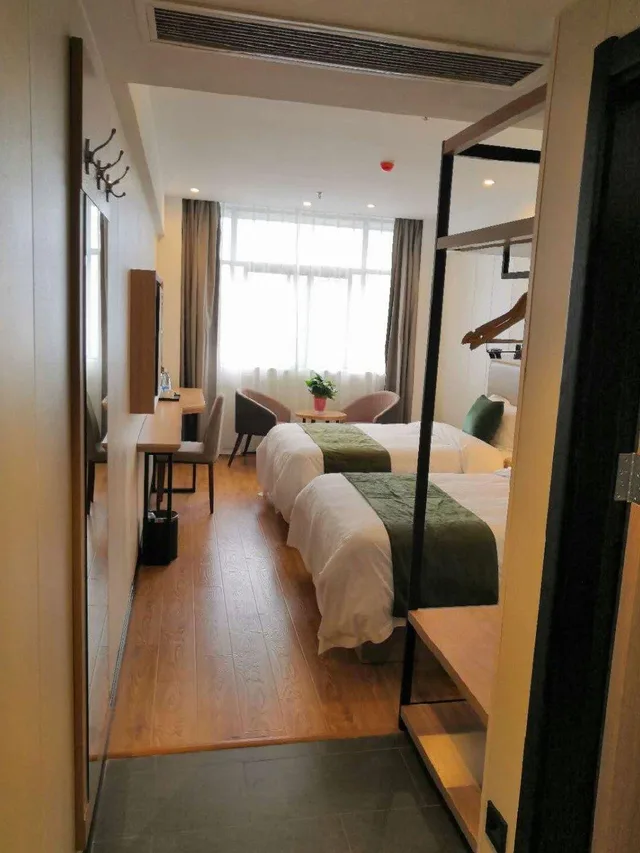 غرفة بزنس بسريرين منفصلين، GreenTree Inn Wuxi City Liangxi District Jinshan North Industrial Park West Jianghai Road Hotel 3/3