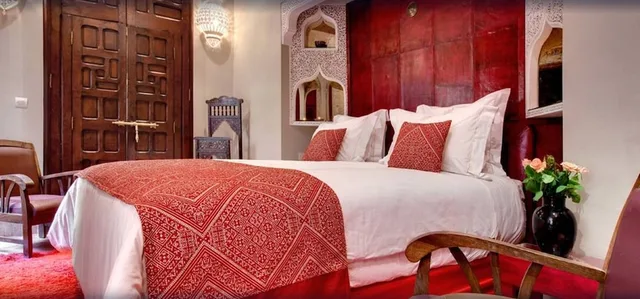 جناح جونيور بسرير فردي بشرفة، La Maison Arabe Marrakech 1/1