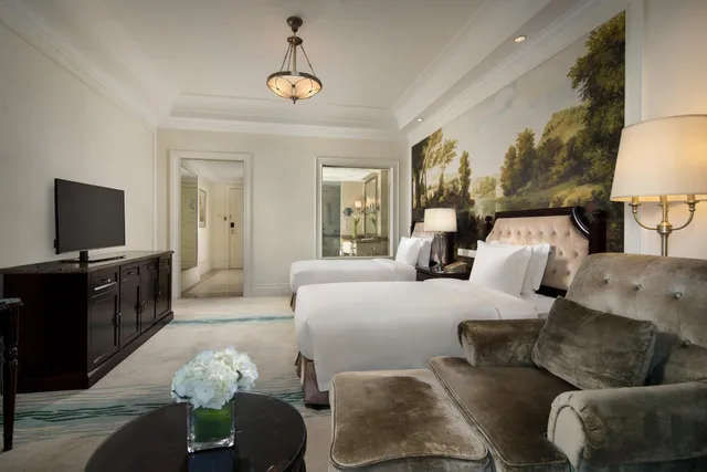 غرفة سوبيريور بسريرين منفصلين بإطلالة على البحر، Crowne Plaza Qingdao Ocean Spring Resort 3/5