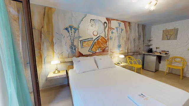 Design, Suite, King Bed, Pool Side, Patio, Leda Suites 1/6