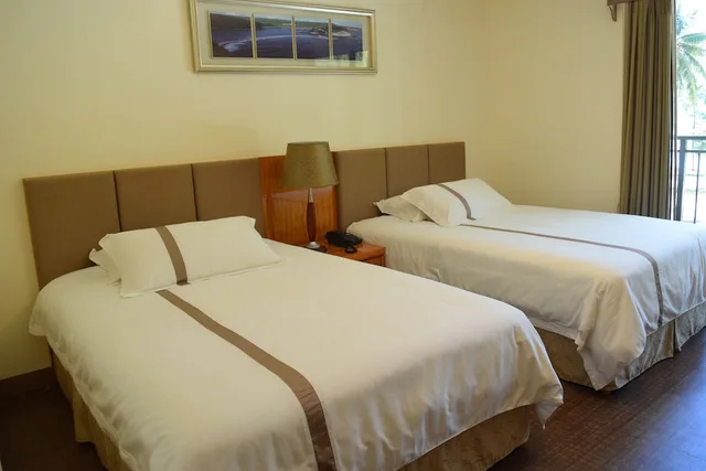 غرفة ديلوكس بسريرين مزدوجين بإطلالة على البحر، Saipan Beach Hotel 2/3