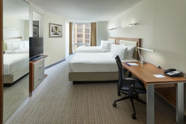 استوديو بسريرين مزدوجين بإطلالة على المدينة، Springhill Suites Chicago Downtown River North 4/10