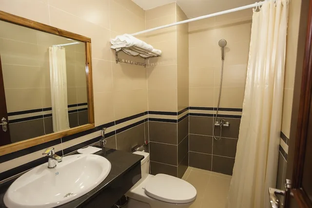غرفة بسريرين مزدوجين بإطلالة على الجبل، Thanh Thanh Hotel 7/7