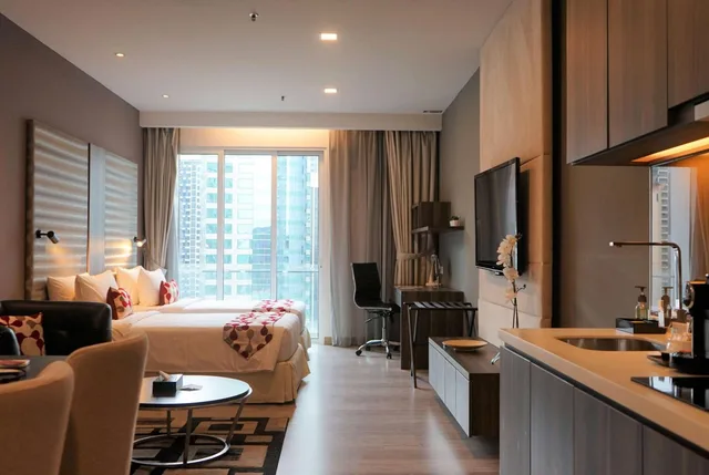 جناح بريميير بسرير كينج بغرفتي نوم، Ramada Suites by Wyndham Kuala Lumpur City Centre 4/5