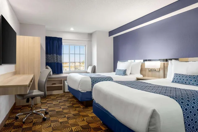 غرفة ديلوكس بسرير كوين لذوي الإعاقة، Microtel Inn Suites By Wyndham Lincoln 3/8