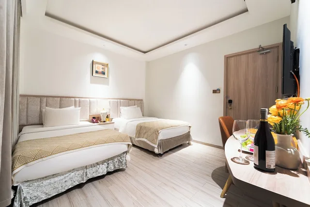 Inner, Deluxe, Twin Beds, with View, Bathtub، Nicecy Hotel Suites Spa 3/10