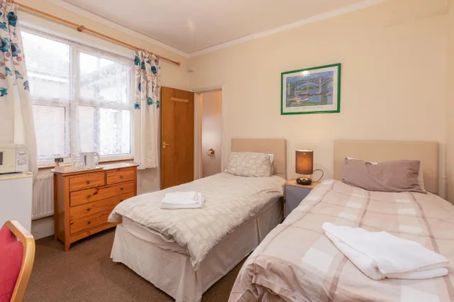 غرفة قياسية بسريرين منفصلين، OYO Ricky Road Guest House - Budget 1/1