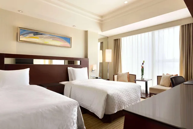 غرفة بسريرين مزدوجين للمدخنين، Ramada Plaza by Wyndham Lianyungang 1/1