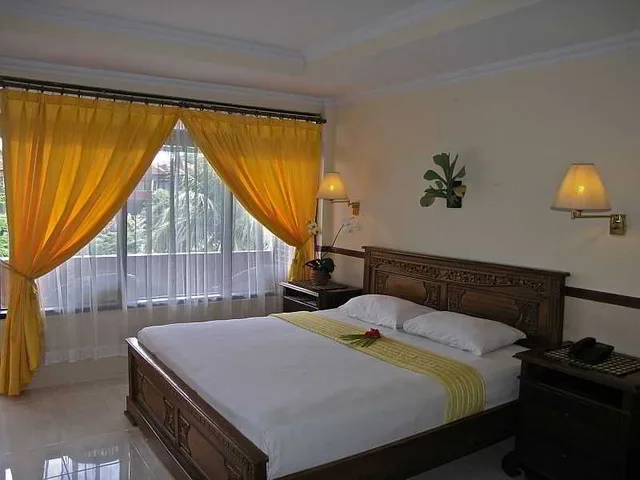 غرفة ديلوكس بسرير مزدوج أو سريرين منفصلين، Palm Beach Hotel Bali 1/1