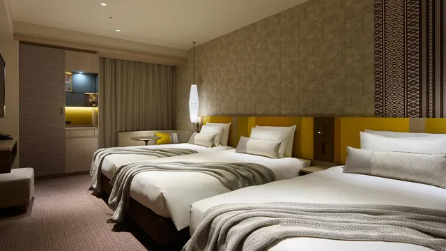 غرفة ثلاثية بثلاثة أسرّة، Mitsui Garden Hotel Fukuoka Gion 1/1