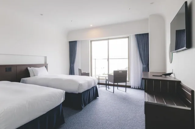Semi Room, Twin Beds, Sea View, Annex، Seaside Hotel Maiko Villa Kobe 1/4