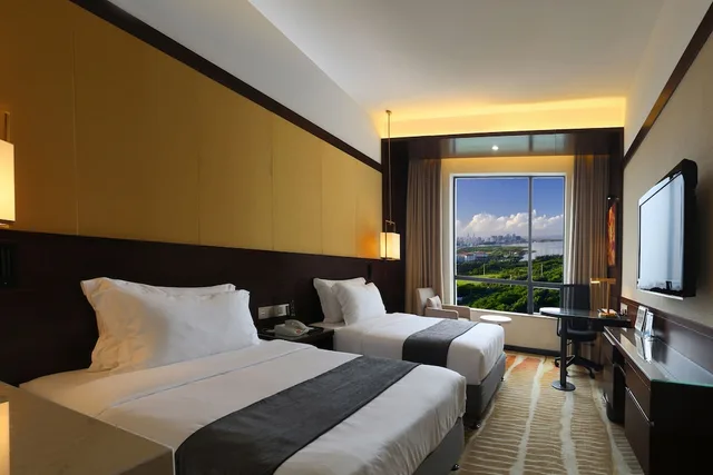 غرفة سوبيريور بسريرين منفصلين بإطلالة على البحر، Baohua Harbour View Hotel 1/2