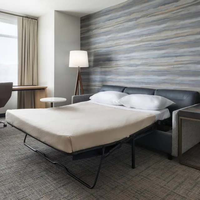استوديو بسرير كينج مع أريكة لذوي الإعاقة، Residence Inn Long Island Garden City 2/9