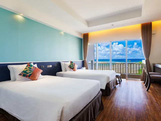 غرفة قياسية بسريرين منفصلين بإطلالة على البحر، Sunset Beach Hotel 2/6